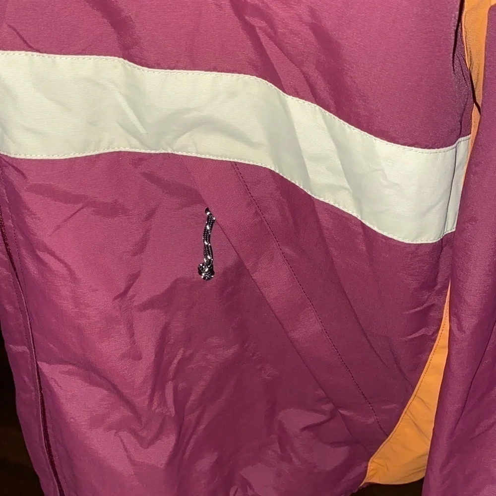 Obey The Parquet Windbreaker Jacket Plum